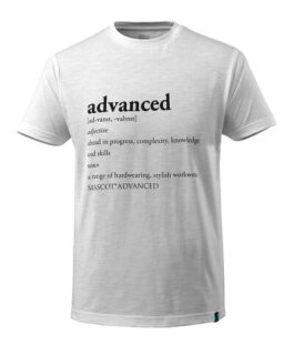 T-Shirt mit ADVANCED-Text, Mascot Workwear 17181-983 // MAS17181-983