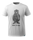 T-Shirt&nbsp;mit&nbsp;B&auml;renlogo&nbsp;und&nbsp;BEAR&nbsp;IN&nbsp;MIND, Mascot Workwear 17381-983 // MAS17381-983
