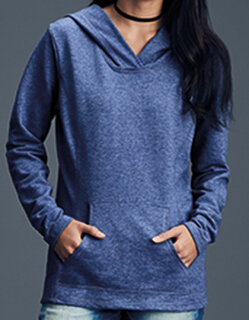 Women`s Crossneck Hooded Sweatshirt, Anvil 72500L // A72500L