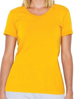 Women`s Poly-Cotton Crew Neck T-Shirt, American Apparel BB301W // AM3010