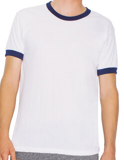 Unisex Poly-Cotton Short Sleeve Crew Neck T-Shirt, American Apparel BB401W // AM4010