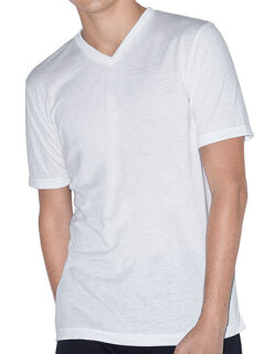 Unisex Sublimation V-Neck T-Shirt, American Apparel PL4321W // AM4321