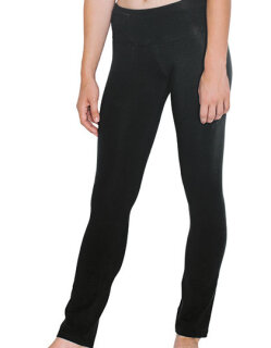 Women`s Jersey Straight Leg Yoga Pants, American Apparel 8375W // AM8375