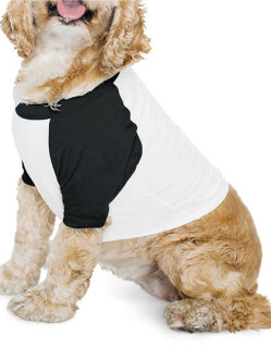 Dog Poly-Cotton 3/4 Sleeve Raglan T-Shirt, American Apparel BB953W // AM953