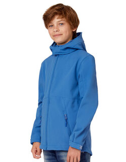 Kids&acute; Hooded Softshell Jacket, B&amp;C COLLECTION JK969 // BCJK969