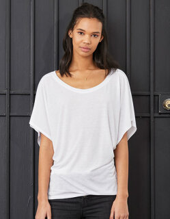 Flowy Draped Sleeve Dolman T-Shirt, Bella 8821 // BL8821