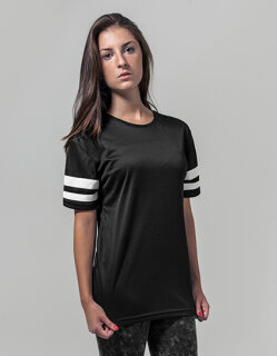 Ladies&acute; Mesh Stripe Tee, Build Your Brand BY033 // BY033