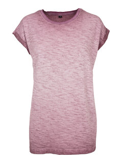 Ladies` Spray Dye Extended Shoulder Tee, Build Your Brand BY056 // BY056