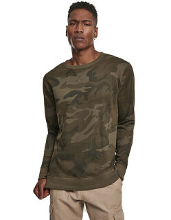 Camo Crewneck, Build Your Brand BY110 // BY110