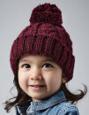 Infant Cable Knit Melange Beanie, Beechfield B480a // CB480a