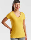 Ladies´ Valueweight V Neck T, Fruit of the Loom...
