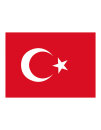 Fahne Türkei, Printwear  // FLAGTR