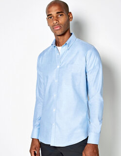 Men`s Slim Fit Workwear Oxford Shirt Long Sleeve, Kustom Kit KK184 // K184