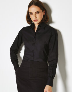 Women&acute;s Tailored Fit Business Shirt Long Sleeve, Kustom Kit KK743F // K743F