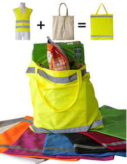 Warnsac&reg; Reflective Shopping Bag With Long Handles, Korntex KXT..LH // KX105