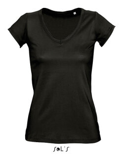 Women`s V-Neck T-Shirt Mild, SOL&acute;S 11387 // L145