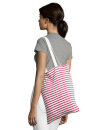 Striped Jersey Shopping Bag Luna, SOL´S Bags 02097...