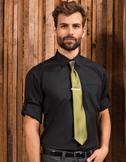 Men`s &acute;Roll-Sleeve&acute; Poplin-Hemd, Premier Workwear PR206 // PW206