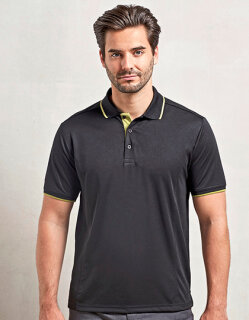 Men&acute;s Contrast Coolchecker&reg; Polo, Premier Workwear PR618 // PW618