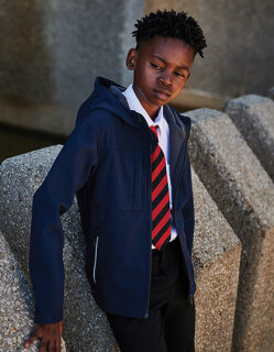 Kids&acute; Octagon 3-Layer Hooded Softshell Jacket, Regatta Junior TRA622 // RG622