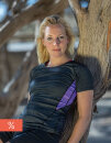 Fitness Women`s Tech Panel Marl T-Shirt, SPIRO S270F //...