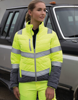 Women&acute;s Soft Padded Safety Jacket, Result Safe-Guard R325F // RT325F