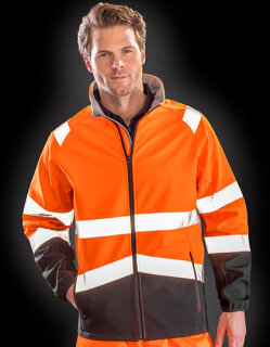 Printable Safety Softshell Jacket, Result Safe-Guard R450X // RT450