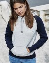 Ladies` Two-Tone Hooded Sweatshirt, Tee Jays 5433 // TJ5433