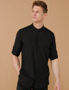 Men´s Mandarin Shirt Roll Tab Sleeve, Henbury H592...