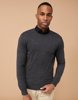 Men`s V-Neck Knitted Pullover R-710M-0