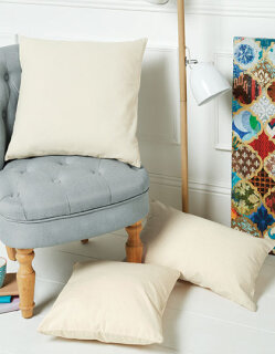 Fairtrade Cotton Canvas Cushion Cover, Westford Mill W350 // WM350