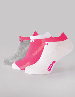 Ladies Training Low Socks (3er Pack), Wilson S7008971 // WS8971