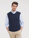 V-Neck Sleeveless Knitted Pullover, Russell Collection...