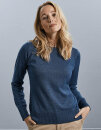 Ladies&acute; Crew Neck Knitted Pullover, Russell...