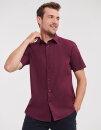 Men´s Short Sleeve Fitted Stretch Shirt, Russell...