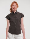 Ladies´ Short Sleeve Fitted Stretch Shirt, Russell...