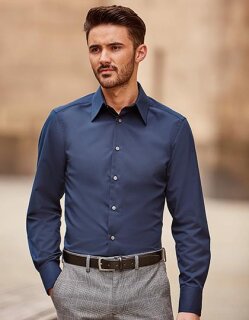 Men`s Long Sleeve Fitted Tencel&reg; Shirt, Russell Collection R-954M-0 // Z954