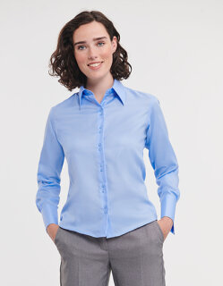 Ladies&acute; Long Sleeve Tailored Ultimate Non-Iron Shirt, Russell Collection R-956F-0 // Z956F