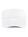 Low-Profile Twill Visor, Anvil 158 // A158 White | One Size