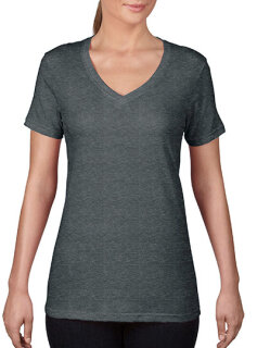 Women`s Featherweight V-Neck Tee, Anvil 392 // A392