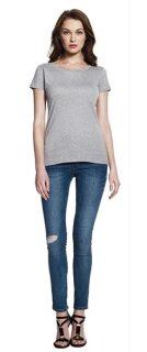 Womens Regular Fit Rounded Neck T, Continental Clothing N09 // CCN09
