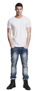 Men&acute;s Raw Edge Jersey T-Shirt, Continental Clothing N15 // CCN15