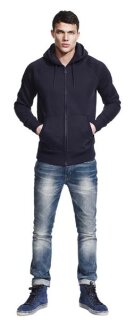 Unisex Zip Through Hooded Sweat, Continental Clothing N51Z // CCN51Z