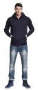 Mens Zip Through Hooded Sweat, Continental Clothing N51Z...