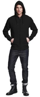 Mens High Neck Zip Up Hoody, Continental Clothing N52Z // CCN52Z
