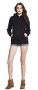 Womens High Neck Zip Up Hoody, Continental Clothing N54Z...