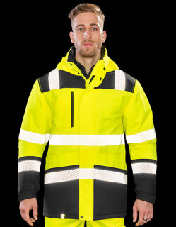 Printable Waterproof Softshell Safety Coat, Result Safe-Guard R475X // RT475