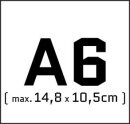 Beflockung / 1-FBG bis max. A6