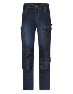 Workwear Stretch-Jeans, James&amp;Nicholson JN875 // JN875