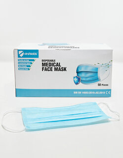 Medical Face Mask Typ IIR (Pack of 50), Virshields&reg; VS004 + VS017 // VS004